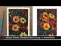 Acrylic Flower Painting - Learn To Paint Loose Florals (fall inspired)