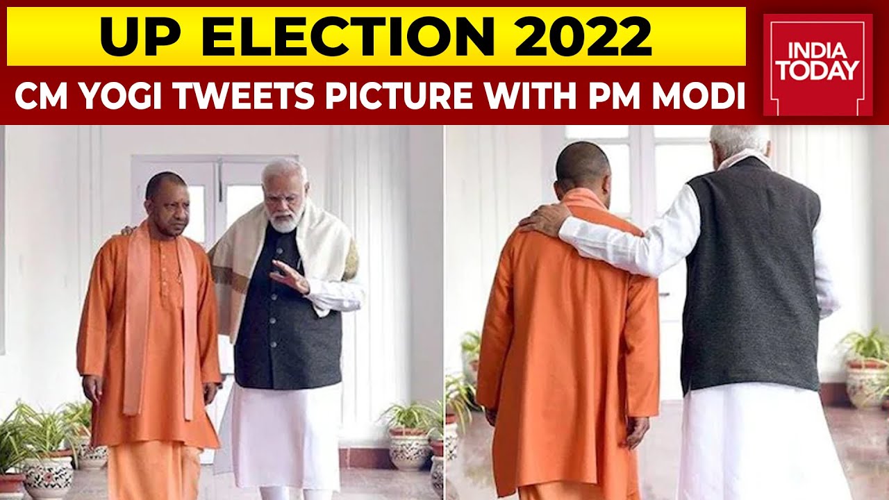 UP Election 2022: Uttar Pradesh CM Yogi Adityanath Tweets Picture With ...