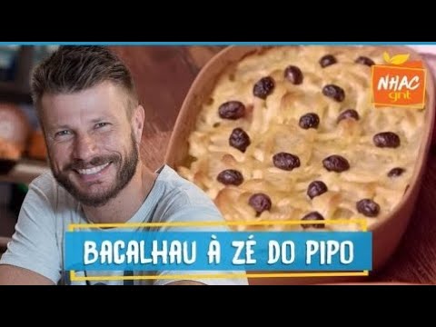 Bacalhau à zé do pipo com maionese e azeitonas pretas | Rodrigo Hilbert | Tempero de Família