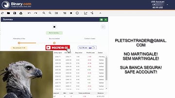 BOT BINARY HARPIA O PRIMEIRO BOT SEM MARTINGALE DA HISTÓRIA EM BANCA BAIXA!