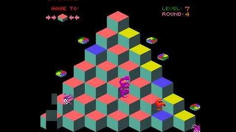 Arcade Game: Q*bert (1982 Gottlieb)