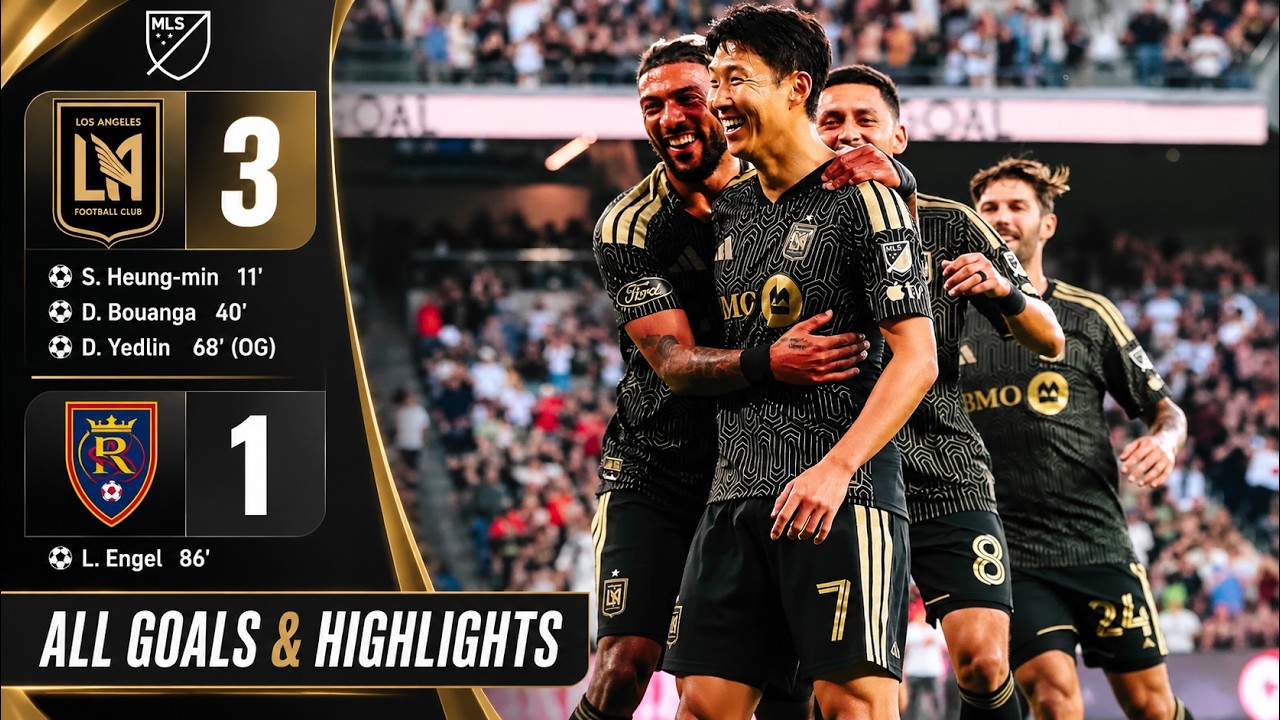 LAFC 3-1 Real Salt Lake | All Goals & Highlights | Son Heung-min STUNNER & Bouanga Goal | MLS 2026