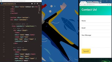 Build Your First Angular Website: #9 Creating a Contact Page & Form