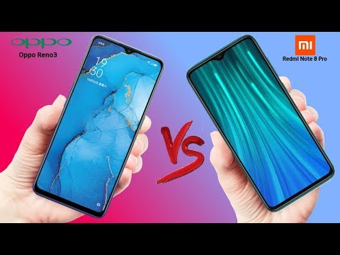 Oppo Reno3 VS Xiaomi Redmi Note 8 Pro Full Comparison