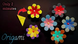 How To Make Paper Flower | Beautiful Paper Flower Making Idea | Paper Flower Making Step By Step