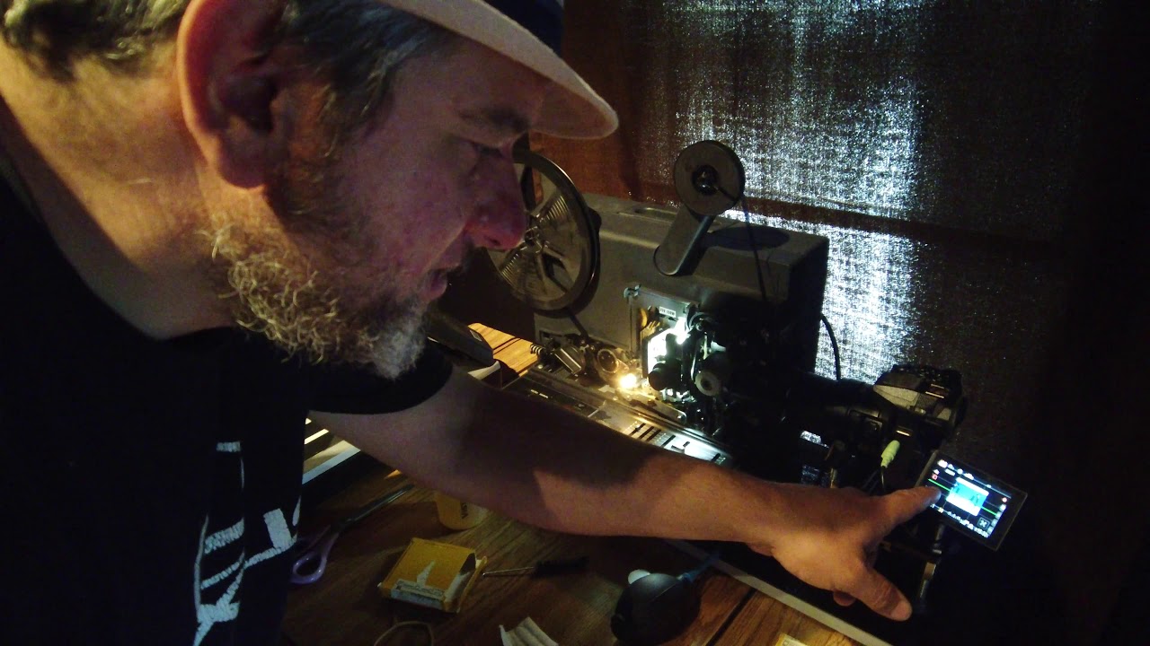 Telecine Super 8 Video Transfer with the Bauer T502 and Panasonic FZ300