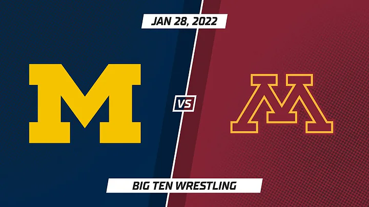 Select Matches: Michigan vs. Minnesota | Big Ten Wrestling | Jan. 28, 2022