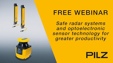 Greater Productivity for Safe Radar Systems and Optoelectronic Sensor Technology