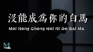 Yang Tian Yi (楊天一) - Mei Neng Cheng Wei Ni De Bai Ma (沒能成為你的白馬) Lyrics 歌词 Pinyin/English Translation