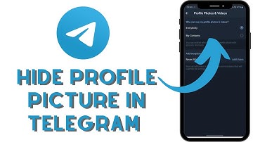 How to Hide Profile Picture in Telegram App Android? Hide Profile Photos & Videos Telegram Account