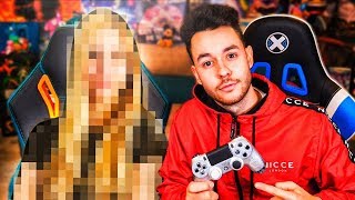 Mi novia reacciona por primera vez a cómo juego Fortnite pero no sale, no quiero hacer clickbait.