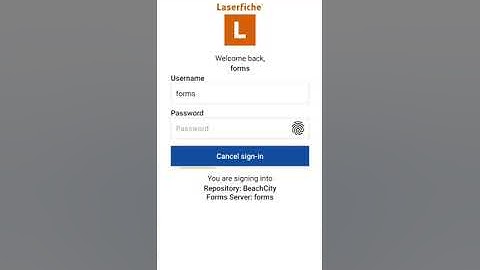 Démo laserfiche mobile 10.4