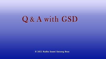 Q & A with GSD 103 with CC