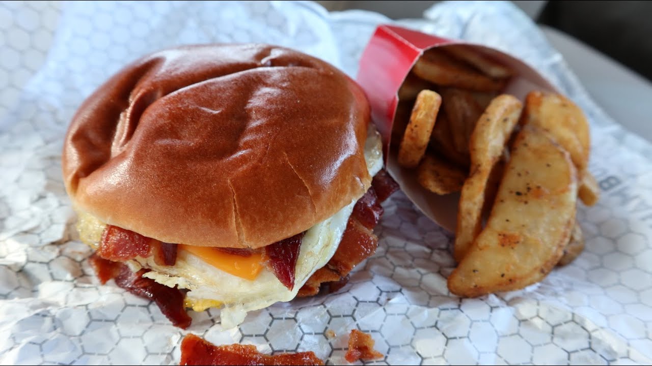 New Wendy's Breakfast Menu, I try 2 NEW treats!!! Bfast Baconator and
