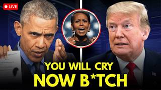 Trump REGRETS Attacking Michelle as Obama EXPOSES Him Live