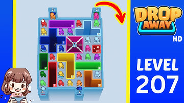 Drop Away Level 207 Solution Walkthrough