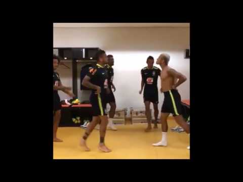 Neymar-Marcelo-Dani Alves Marquinhos-Paulinho Dance -HD