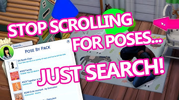 What if You Could Just... Search Poses? | The Sims 4
