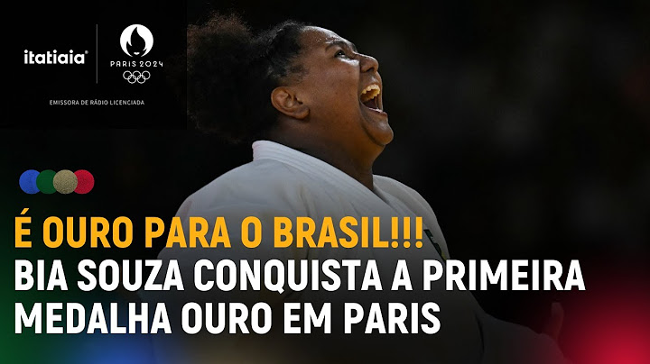 BIA SOUZA CONQUISTA A PRIMEIRA MEDALHA DE OURO DO BRASIL NAS OLIMPÍADAS DE PARIS