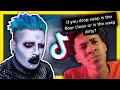 GOTH REACTS TO TIKTOK SHOWER THOUGHTS