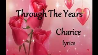 Video thumbnail of "Charice -  Through The Years lyrics"