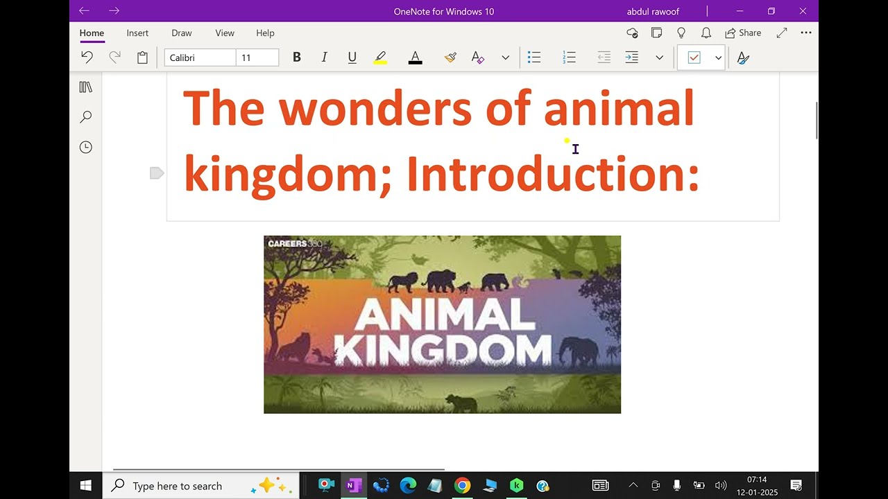 The wonders of animal kingdom; Introduction : - 1. 