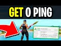 Do THIS To Get 0 Ping in Chapter 3! (How To Get 0 Ping in Chapter 3!)