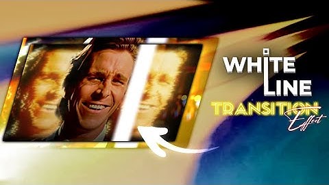 Trending white line transition🤩 | Capcut tutorial.....