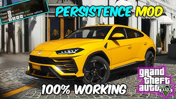 HOW TO INSTALL PERSISTENCE MOD IN GTA 5 | SAVE,LOCK AND UNLOCK VEHICLES | GTA 5 MODS 2025