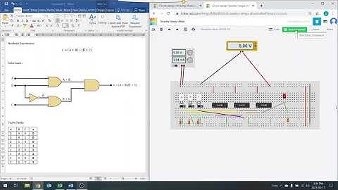 Boolean Expression Implementation in Tinkercad