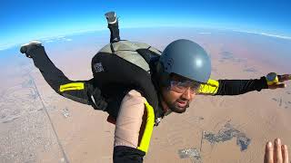 Skydive Dubai_ AFF Course Level cat_E2 jump_11#flydrive