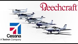 Cessna y Beechcraft: Conoce toda la línea de aviones de pistón y el Turbohélice Grand Caravan