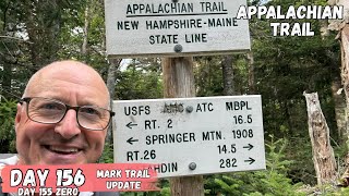 Day 156 | Making It To Maine- MT Update | Appalachian Trail Thru Hike 2025 Wealth