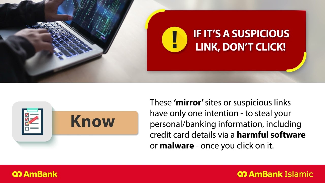AmBank Scam Awareness - Malware