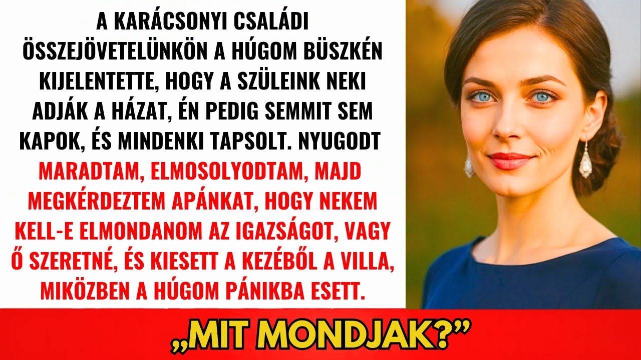 Nővérem Karácsonykor Bejelentette: 