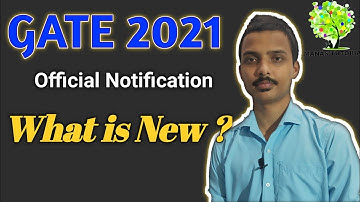 GATE 2021 official notification | gate eligibility criteria2021 |GATE exam notification 2021|