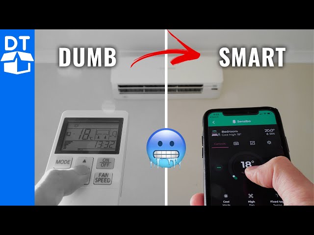 elleve kvalitet bestemt How To Control Any AC With Any iPhone or Android Phone | Old AC to Smart Air  Conditioner - YouTube