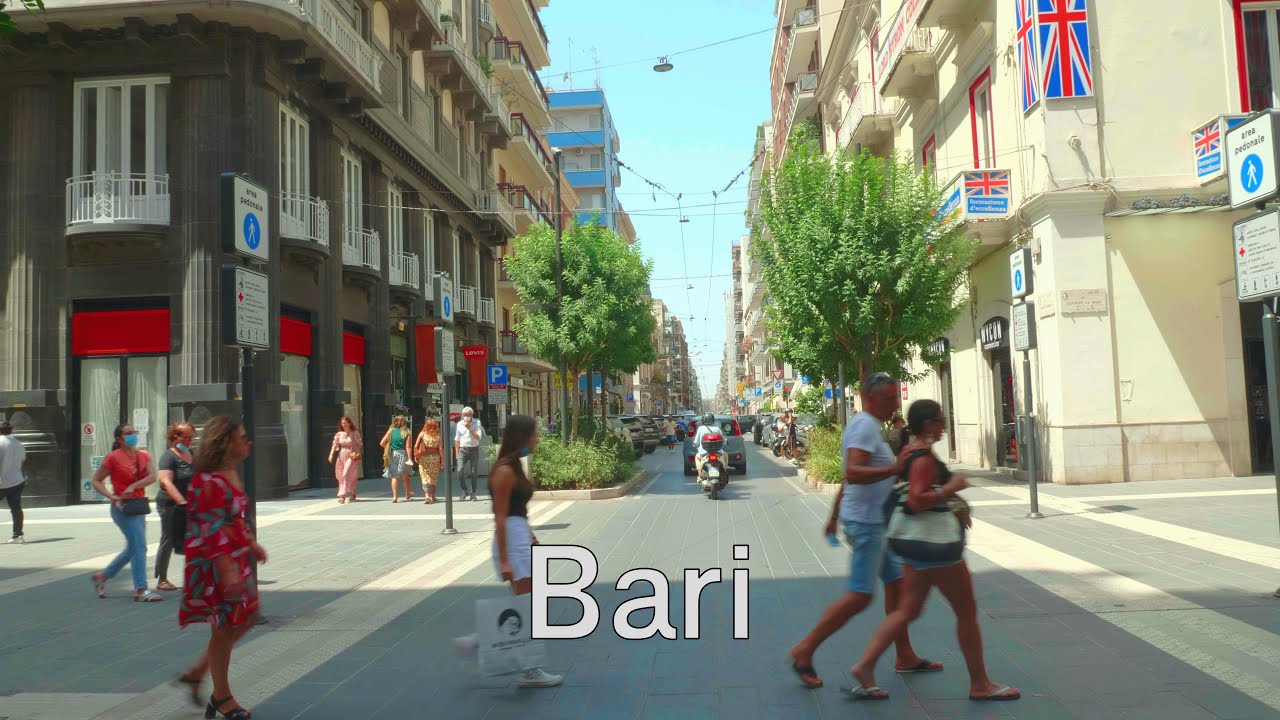  Bari Italy IT 2021 midday driving tour