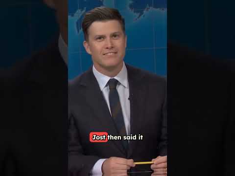 Colin Jost S Trump Joke On SNL Sparks Studio Groans Trending Reaction