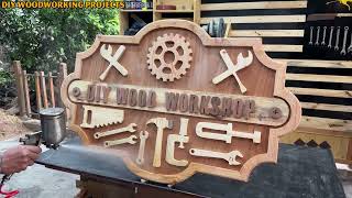 Personal Woodworking Workshop Decoration Ideas // Make Your Own Signs For Your Woodworking Workshop by DIY Woodworking Projects 5,552 views 1 month ago 20 minutes