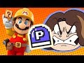 Arin Loses It At Mario Maker P is for Pain Level-Game Grumps