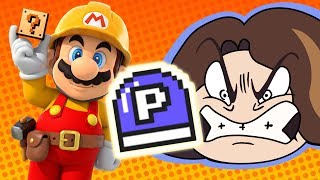 Arin Loses It At Mario Maker P is for Pain Level-Game Grumps