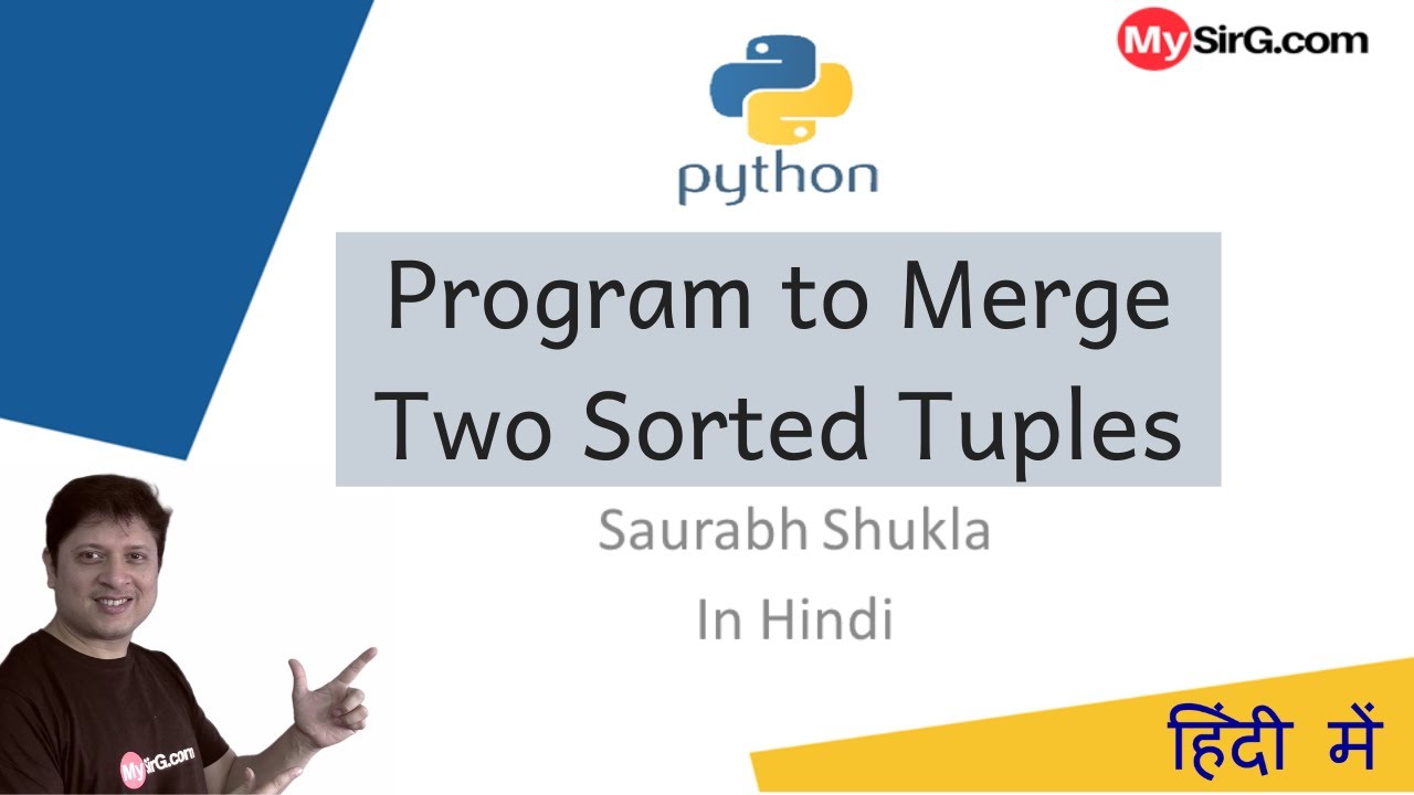 Python Merge Tuples