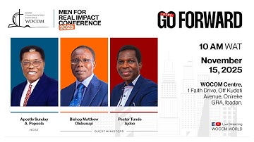 MEN FOR REAL IMPACT CONFERENCE 2025 LIVESTREAMING