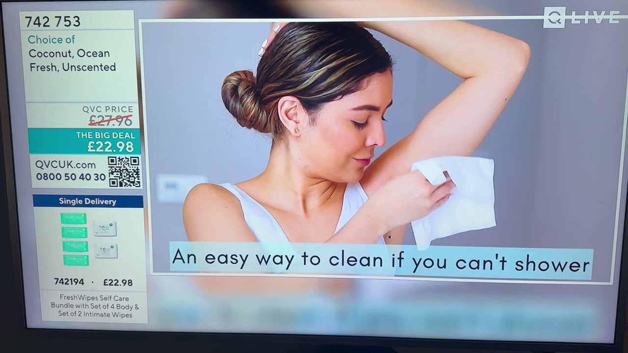 FreshWipes on QVC