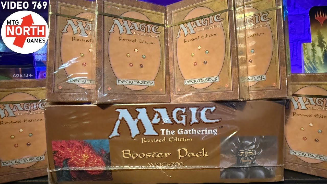 mtg revised booster box price Amazon.com: 6AGames Deluxe MTG Booster Box - 1000 Assorted Cards with Bonus  30 Rare Pack, 30 Foil Pack and 5 Mythic Pack! main image 1