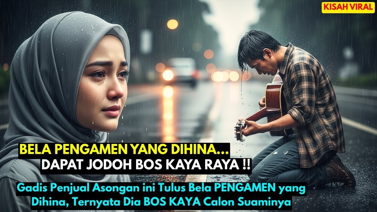 Gadis Penjual Asongan ini Tulus Bela PENGAMEN yang Dihina, Ternyata Dia BOS KAYA Calon Suaminya.