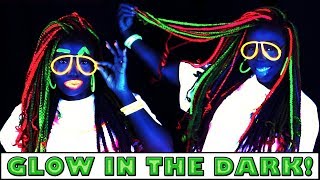 GLOW IN THE DARK BOX BRAIDS!