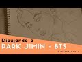 Dibujando a Park Jimin de BTS... O haciendo el intento.