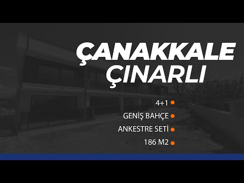 Çanakkale Çınarlı'da Villa